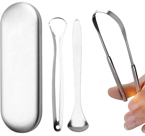 Brosse à langue - Grattoir à langue - Grattoir à langue - Nettoyant pour la santé dentaire - Maintient les soins bucco-dentaires - Grattoir à langue - Santé dentaire - Souffle frais - Traitement de la