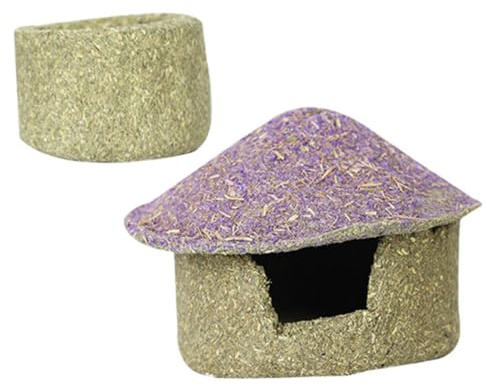 SEWOART Pet Toys for Hamsters Chinchillas Rabbits Rodents Teething Snacks Chew Toys Hideout House Feeding Bowl