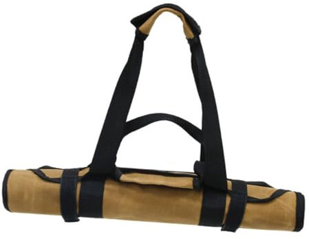 BESTYASH Canvas Storage Bag for Firewood Log Tote Firewood Holder Capacity for Camping Storage Bags and Outdoor Use