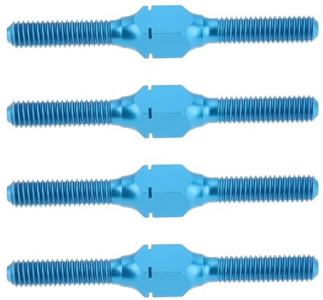 YINETTECH 4x Aluminum Alloy Turnbuckle Shaft 3x32mm Blue Compatible with Tamiyas 54249