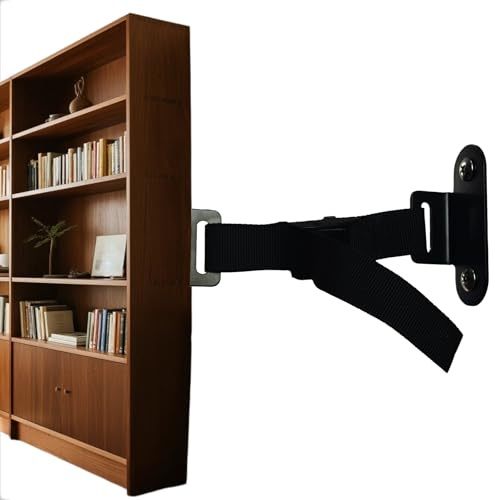 1000LBS Furniture Anchors Anti Tip Straps,Adjustable Furniture Wall Anchors for Baby Proofing,Safety Furniture Secure Straps to Wall for Baby & Pet Safety