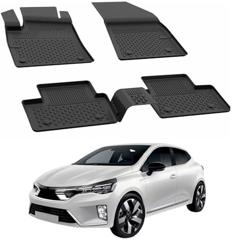 Sahler Fußmatten Automatten kompatibel mit Mitsubishi Colt 2023-2026 | 4.5D Premium TPE Gummi Antirutsch Gummimatten Wasserdicht Car Auto Matte Schwarz