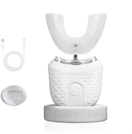 Scandinavian Smile, Scandinavian Smiles 360 Electric Toothbrush, Wasserdicht gemäß IPX7, mit 3-in-1-Reinigungsfunktion, Weiche Borsten(Weiß) (Weiß)