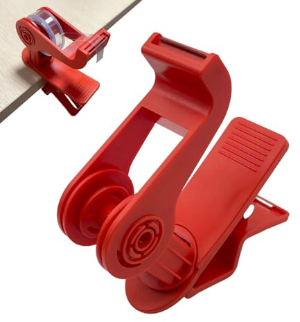 ETUCYNG Dérouleur de Ruban Adhésif de Bureau - Coupeur pour Emballage avec Pince - Dérouleur De Rouleau De Ruban Rotatif À 360 Degrés | Pour Maison Atelier Salle De Classe Entrepôt Studio Station