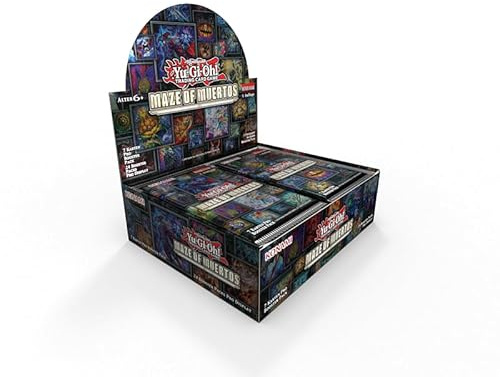 Yu-Gi-Oh! Maze of Muertos Booster Display – Deutsch – 24 Booster Packs – 1. Auflage – TCG Sammelkarten, Neue Zombie- & Unterwelt-Monster, Sammler Rares & Meta-Support - LMS Trading