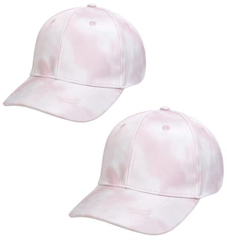 CAZSTYK di 2 cappellini da baseball abbinati madre figlia taglia regolabile poliestere leggero per attività all'aperto tempo di legame famiglia trendy gradiente cappelli all'aperto, A, Taglia unica