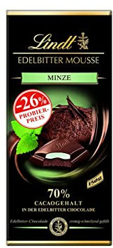 Lindt Schokolade Edelbitter Mousse Minze, Promotion | 13 x 150 g Tafel | Mit 70 % Kakaogehalt und dunkler Mousse au Chocolat und Minze Füllung | Schokoladentafel | Schokoladengeschenk