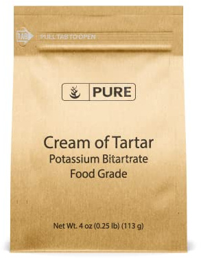 Pure Original Ingredients Cream of Tartar (4 oz) Pure & Natural, Baking & Cleaning, DIY Bath Bombs & More, Eco-Friendly Packaging