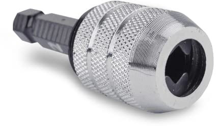 GSR Gewindeschneid Bohrfutter, Spannfutter, Werkzeughalter mit Sechskantschaft M3-M8, Zubehör für Handgewindebohrer, Einschnitt-Gewindebohrer & Akkuschrauber/Bohrmaschine, Gewindebohrer Adapter