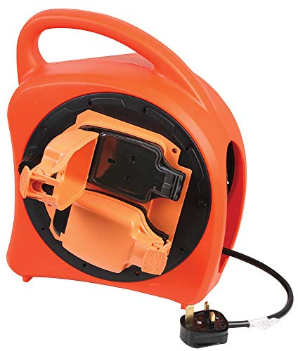 Pro Elec PEL01011 2-Gang Outdoor mains Extension Reel, IP54, 25 m