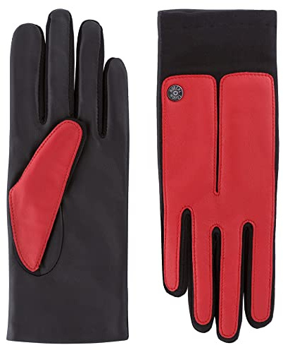 Roeckl Damen Stockholm Touch Lederhandschuhe, Classic red, 6.5