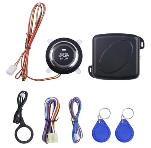Auto Auto Alarm Motor Star Line Push Button Start Stop RFID Schloss Zündschloss Keyless Entry System Starter Anti-diebstahl System Einfache Installation und breite Kompatibilität