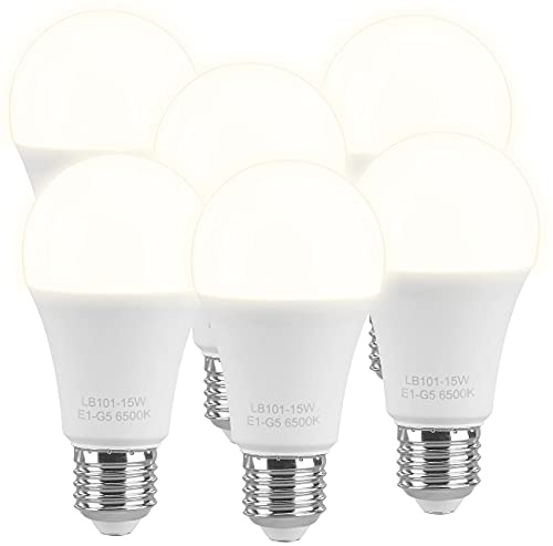 Luminea LED E27 Tropfenform: 6er-Set High-Power-LED-Lampen, E27, 11 Watt, 3000 K, E, warmweiß (LED Tropfenlampen E27 warmweiß, starke LED Lampe, Wohnzimmerleuchten)