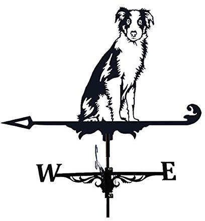 BANGHA Wetterhahn Wetter Vane Farm Wetter Flügel Wind Richtungsanzeige Wetterfahne (Color : Australian Shepherd)
