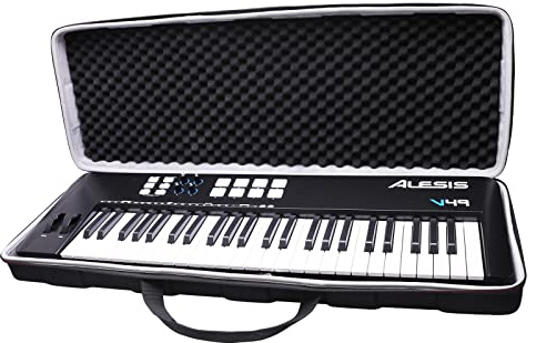 LTGEM Controller Case for Alesis V49 MKII USB MIDI Keyboard Controller, Hard Storage Travel Protective Carrying Bag