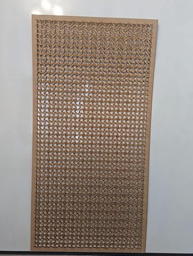 LaserKris MS56-Muster für Heizkörper, Sichtschutzgitter, perforiert, 6 mm dick, MDF-Platte (1200 x 610 mm)