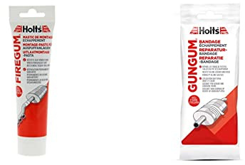 Holts Firegum Tube 150gr & 30801 Tubes de Remplissage Bandage Échappement Gun Gum