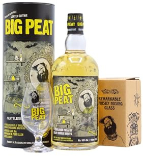 Big Peat - Branded Glass & Halloween Limited Edition - Whisky 70cl 48% ABV