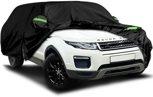 Waterproof Car Cover Fits for 2011-2024 Land Rover Range Rover Evoque, All Weather Outdoor Cover Full Car Cover with Door Zipper & Windproof Bands for Sun Snow Rain Dust Protection