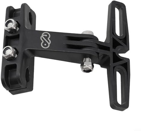 Bike Rear Saddle Tail Light Mount Bracket, E-Bike Electric Saddle Taillight Mount Holder ABS Number Plate Holder Bracket Frame for Sport Camera