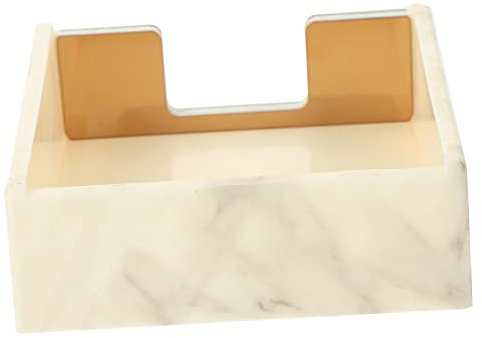 Tofficu Memo Pad Mit Marmor-design Praktischer Notizblock Organizer Für Schreibtisch Stabile Aufbewahrung Für Haftnotizen Und Kleine Büromaterialien Elegantes Accessoire Für Zuhause