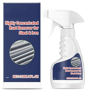 Sentechx Antirouille pour métaux Robuste, Spray antirouille Puissant, élimine efficacement la Rouille des Surfaces métalliques, antirouille Multifonctionnel pour Divers métaux (120 ML)