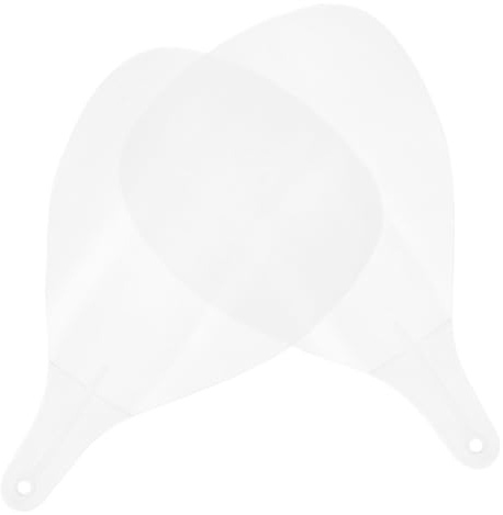 Homoyoyo 2 Stück Transparente Pp Gesichtsschutzmaske für Haarspray mit Haarschnittschutz Leicht zu Reinigen und Bequem für Friseursalons und Haarbehandlungen