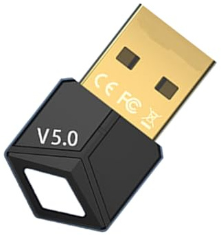 SHINEOFI Adattatore Audio Wireless USB per Console e Computer Trasmettitore e Ricevitore Compatto e Veloce e Stabile Ottimizzato per Cuffie e Altoparlanti Wireless