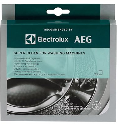 Electrolux Super Clean Detergente Sgrassante per Lavatrice, M2WCP051, Pulizia Profonda Guarnizione, Tubi e Cestello, Elimina Residui e Cattivi Odori, Trattamento Ogni 6 Mesi