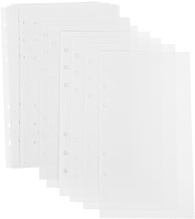 BESTonZON 40 Blatt Release Paper Sticker Album Doppelseitig Glatt Abnehmbar Binder Sammelalbum Für Aufkleber Aufbewahrung Und Basteln
