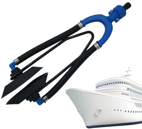 Outboard Motor Flushing Device - Water Connections, Parallel Gutter | For Marine Engine Maintenance, Winter Cold Water Cleaning, Cooling, Water