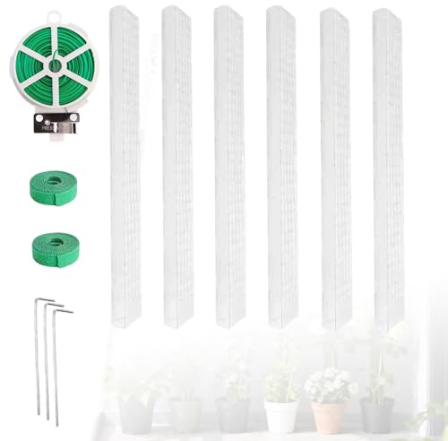 Monstera Lot de 6 bâtons de mousse pour plantes grimpantes 61 cm avec bandes