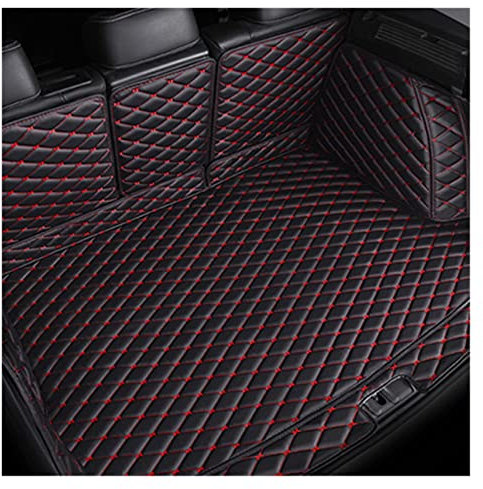 Kofferraumschutz Für BMW G30 F30 F10 E36 E90 E46 Für X5 Für X1 Für X3 E39 E70 Für X5 Für X4 Für X6 Alle Modelle Auto Custom Auto Kofferraummatten Laderaumschale (Farbe : Black red)