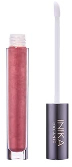 INIKA Organic Lip Glaze | Shiny + Plumping Lipgloss. Hydrates, Nourishes + Colours. Vegan + Natural Ingredients. Rosewood 5mL