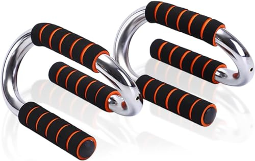 ToopMount Push-Up-Ständer aus Stahl Push-Up-Ständer aus Eisenkern Leichtathletik Stangen geeignet für jedes Trainingsprogramm für zu Hause, Fitnessstudio
