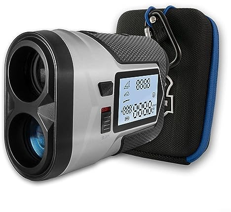 DAZZLEEX Golf-Fernglas, 6 x Golf-Entfernungsmesser mit LCD-Bildschirm, vielseitig, wiederaufladbar, Golf- und Sport-Entfernungsmesser, USB-Aufladung, 1200 m