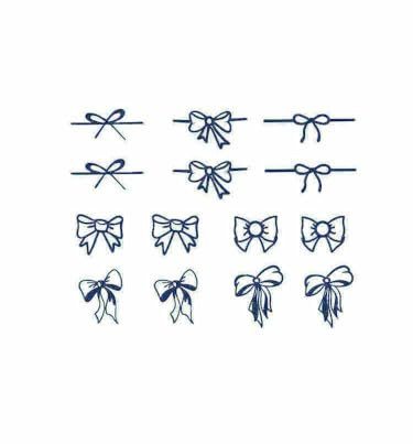 Juice Plant Ink Waterproof Semi-Permanent And Long-Lasting 2 Weeks Temporary Tattoo Sticker Finger Bow Ring Small Pattern Female Wrist