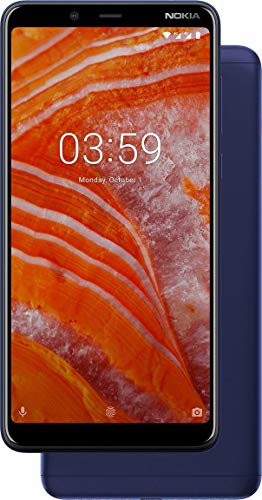 Nokia, 3.1 Plus, Smartphone débloqué, 4G, (6 Pouces, 32 Go, Double Nano Sim Ou Nano Sim Plus microSD, Android One Oreo) Bleu (Reconditionné)