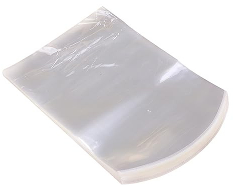 ULTECHNOVO 100 Sachets Rétractables Pvc Incurvés 9x25 Cm Transparents Pour Emballage Alimentaire Et Présents Film Plastique Thermorétractable Lot 100 Paquet Emballage Polyvalents