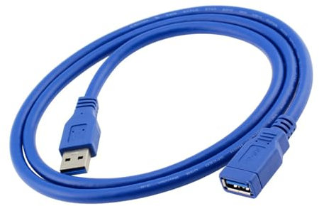 Cable de extensión corto USB 3.0 macho a hembra