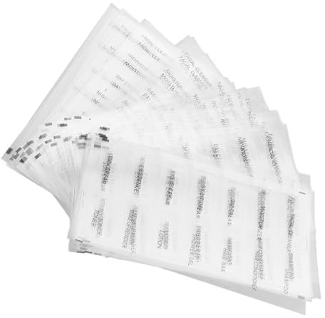 Ciieeo 20blätter Teiliges Pvc Badezimmer-aufkleber Wiederbeschreibbare Flaschenetiketten Für Shampoo Conditioner Und Kosmetik Einfache Haftung Und Entfernung Für Reisebehälter Und Persönl