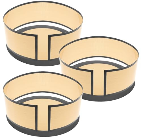 Kuanght 3 Pcs Silicone Baking Mat for Springform Pan 9 inch, Prevent cake from Sticking to Bottom and Side, Reusable Easy Clean Silicone Baking mat for Cheesecake Pan