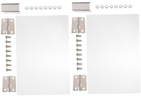 TOYANDONA 2pcs Replacement Popcorn Machine Doors Compatible with Commercial and Household Popcorn Makers, Pvc Material Dual Door Panels with Professional Look and Spill Prevention