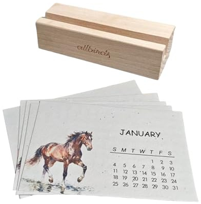 Mimoqk 2026 kontorskalender | Planteringspapper för personlig planerare och organisatör, dekorativ kalender på foten | Till jul alla hjärtans dag födelsedagar hängsmycke och