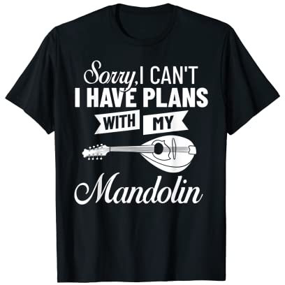 Mandoline Instrument de musique pour débutant T-Shirt