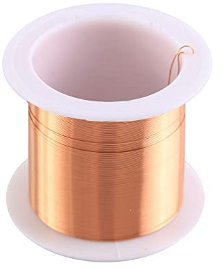0,3 mm / 20 m Kupferlackdraht Magnetdraht Hochtemperaturbeständiger Kupferdraht für Generatormotor Transformatordraht Induktivitätsspule