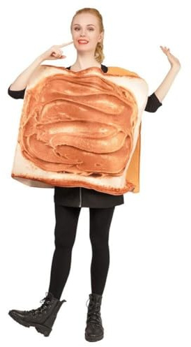 Fopytu Disfraz De Cosplay De Pan Tostado Disfraz De Mermelada De Mantequilla De Maní