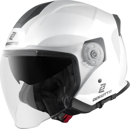 Bogotto H586 Jethelm, weiß, XL