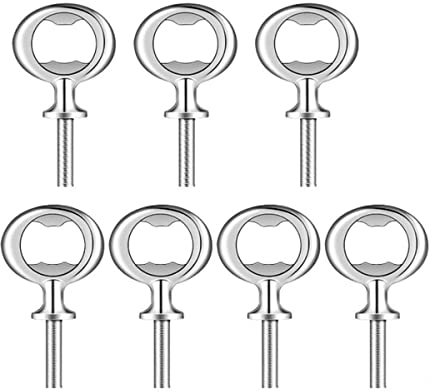 Niniang 7 Pcs Christmas Bottle Opener Bottle Opener DIY Craft Beer Bottle Opener Blank Bottle Opener for Wood Turning Project
