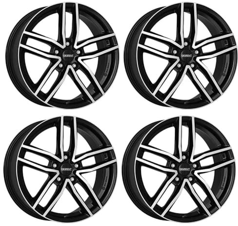 4x Dezent llantas TR dark 7.5Jx17 ET35 5x112